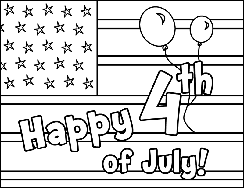 4th of July Coloring Pages 2021